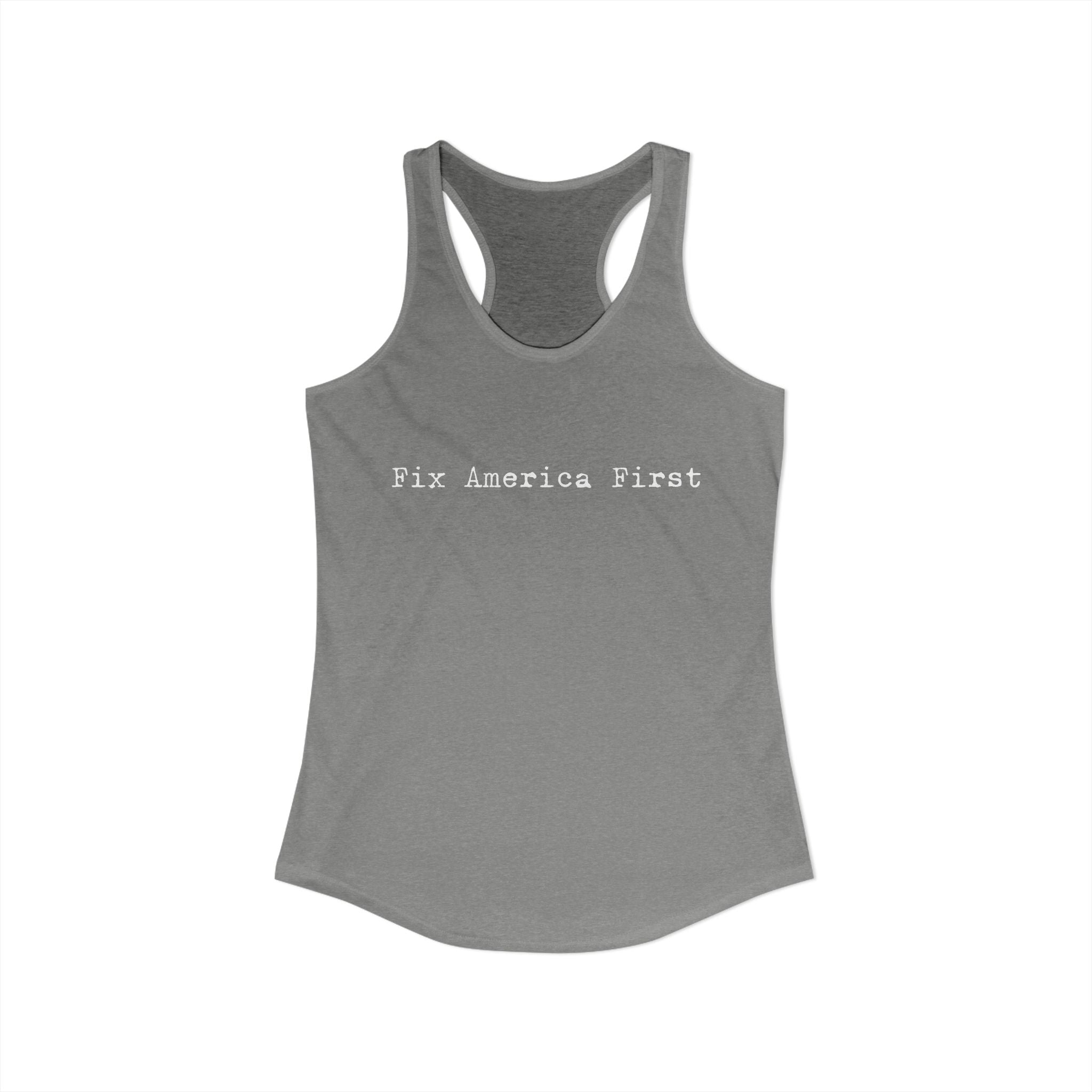 Women's Fix America First Racerback Tank