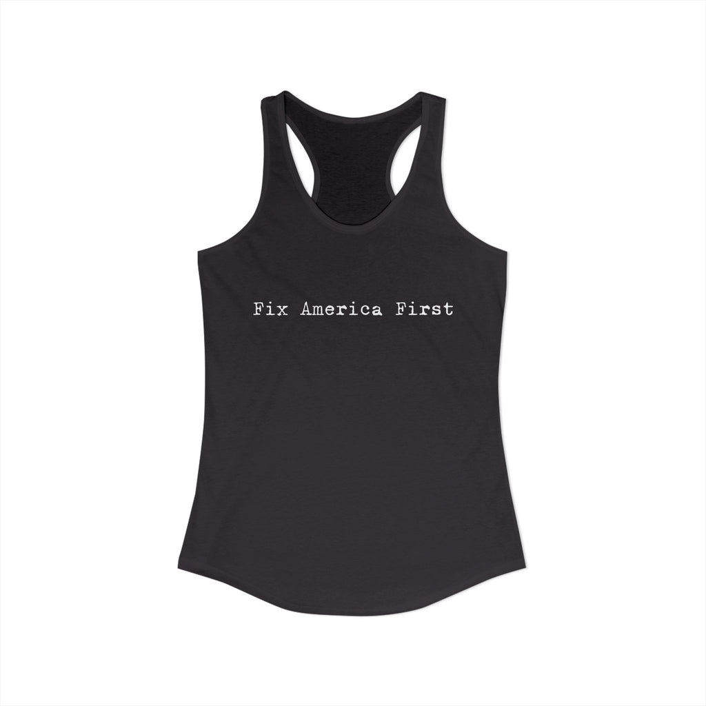 Women's Fix America First Racerback Tank