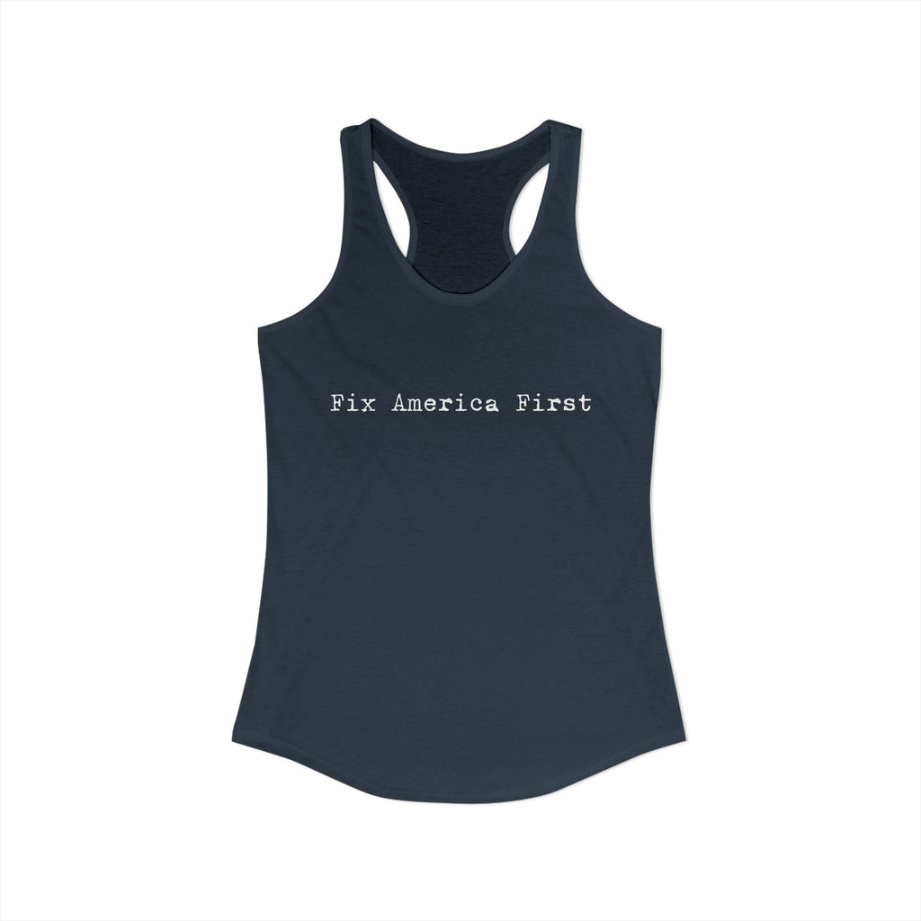 Women's Fix America First Racerback Tank