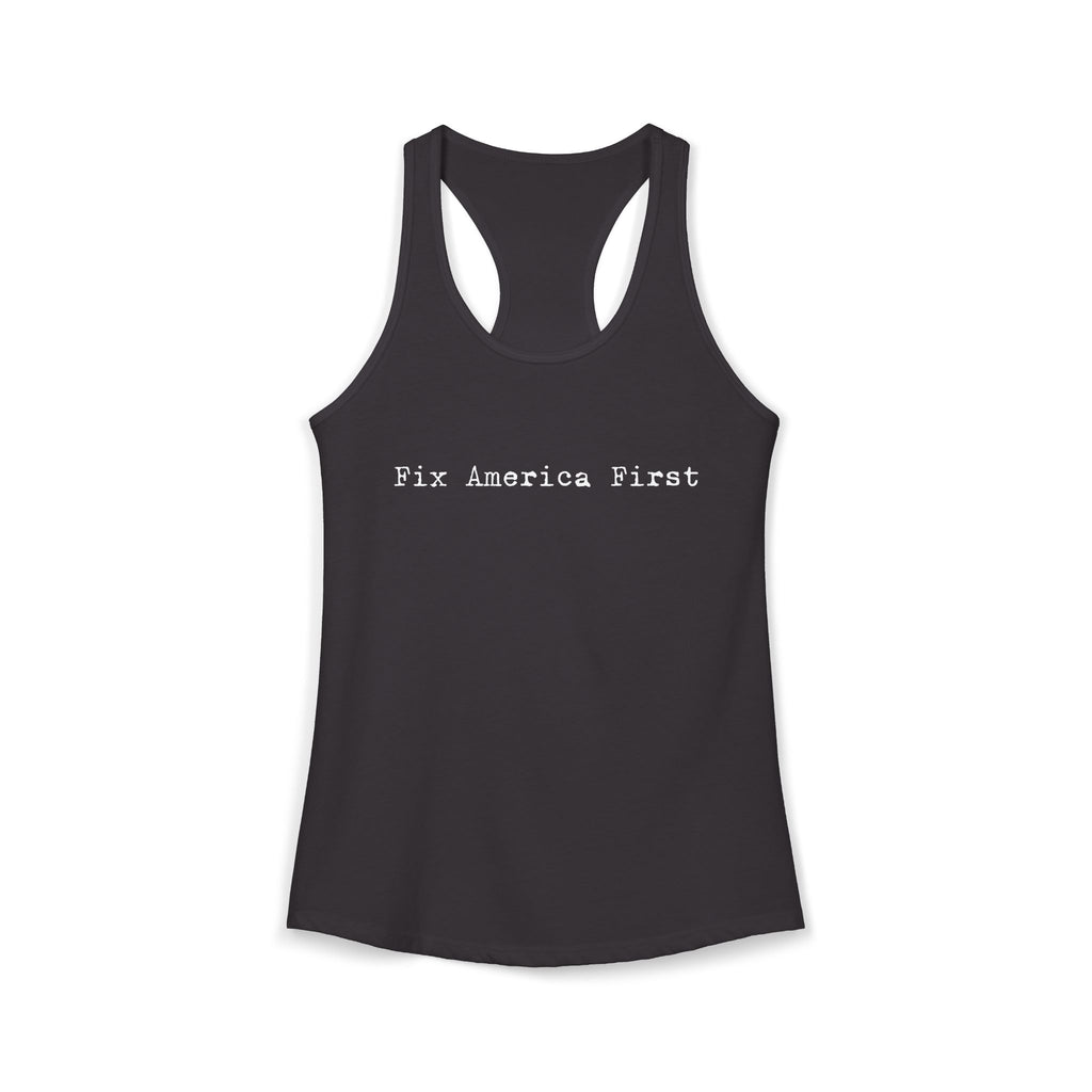 Women's Fix America First Racerback Tank