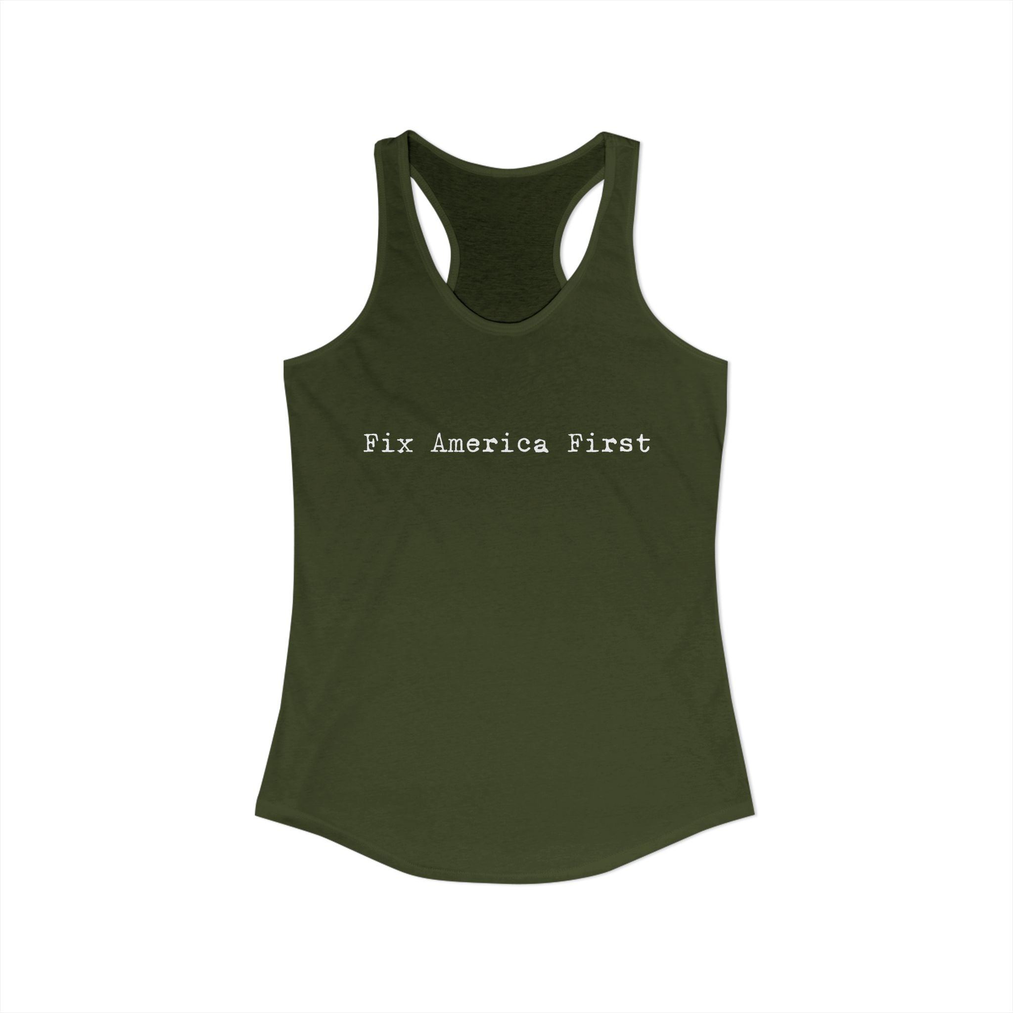 Women's Fix America First Racerback Tank
