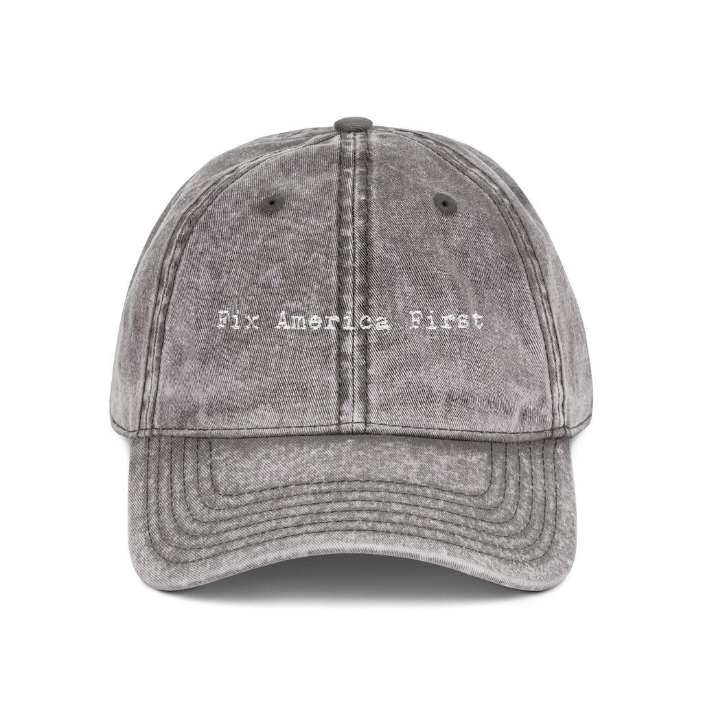 'Fix America First' Distressed Baseball Hat