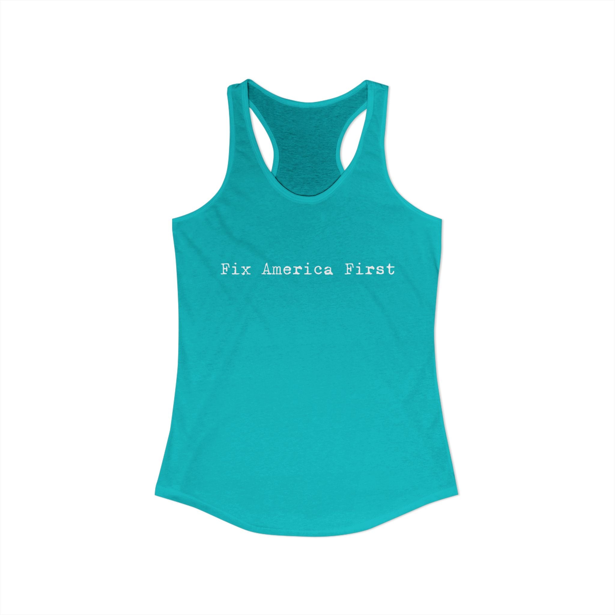 Women's Fix America First Racerback Tank