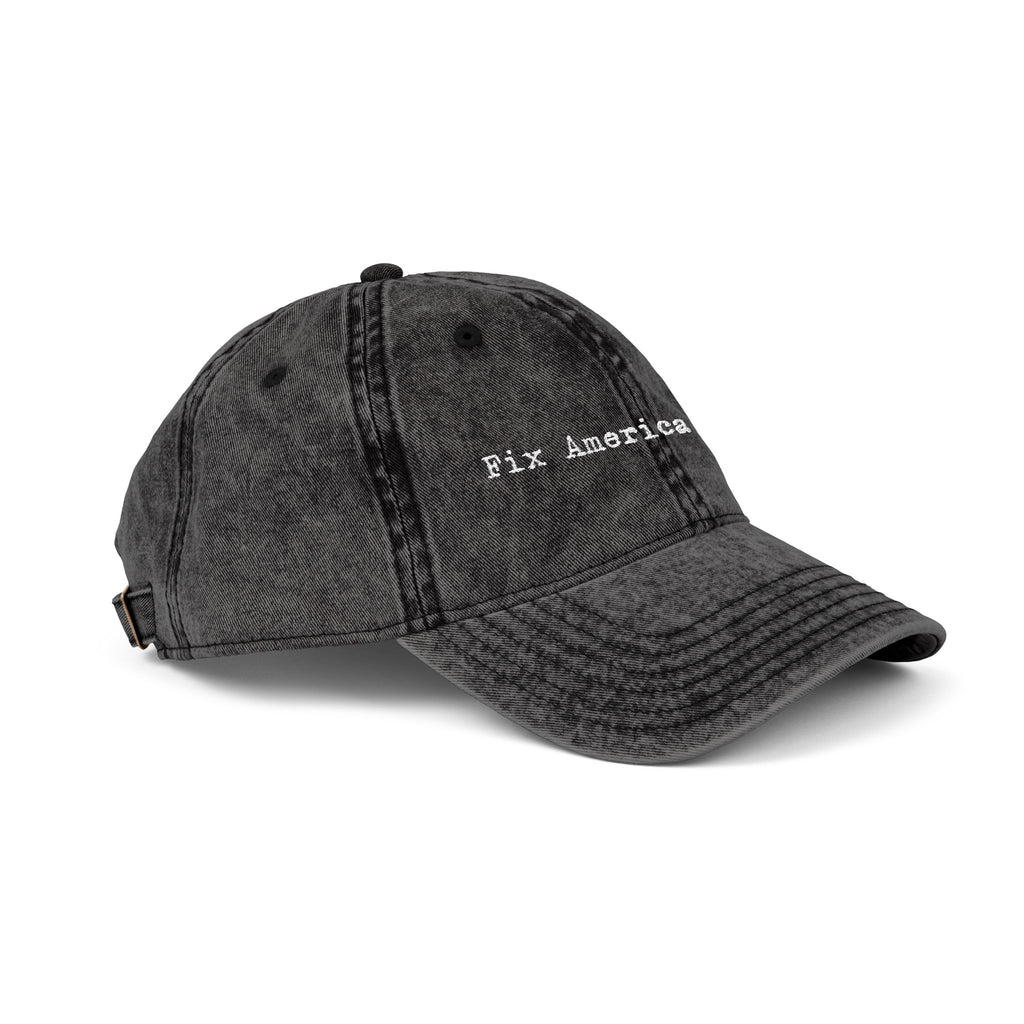 'Fix America First' Distressed Baseball Hat