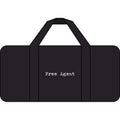 Free Agent Tripper Duffel Bag — Black/Camo Travel Gym Duffle with Checker Strap