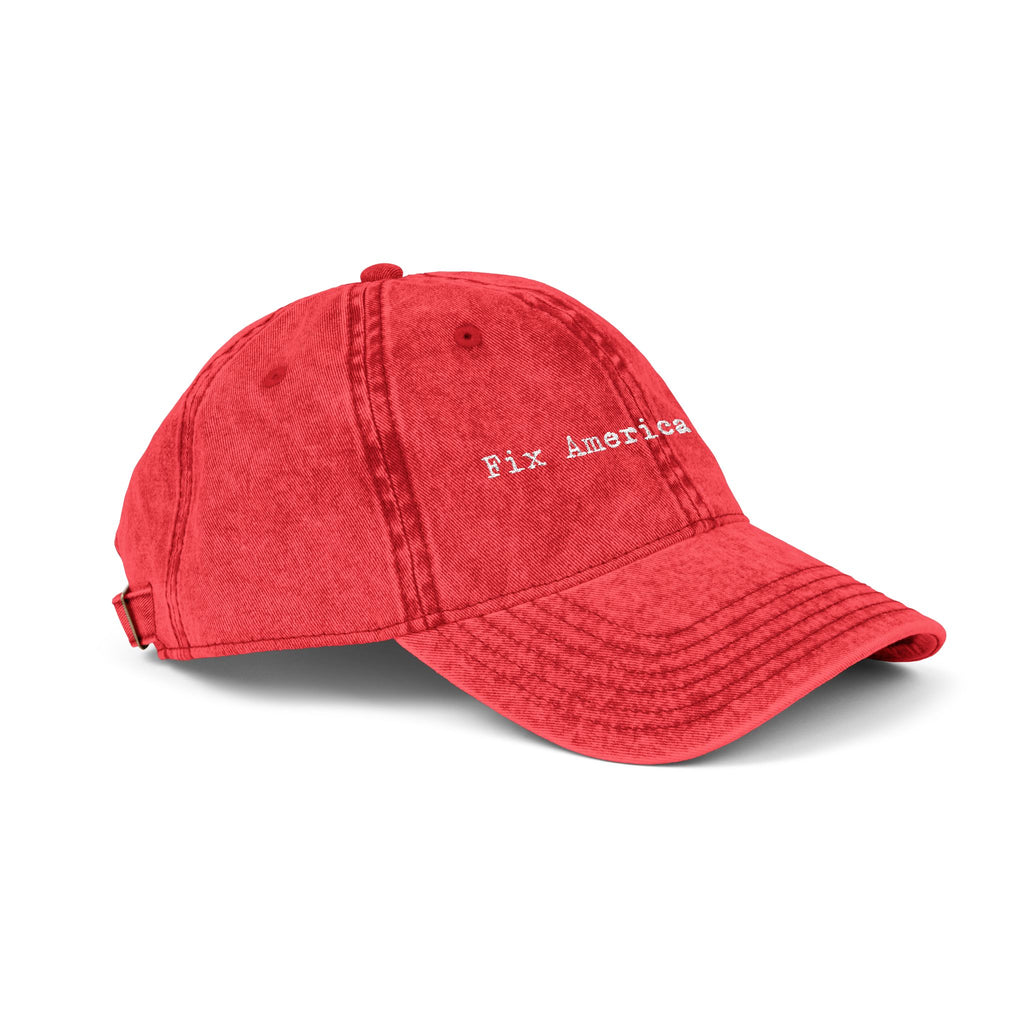 'Fix America First' Distressed Baseball Hat