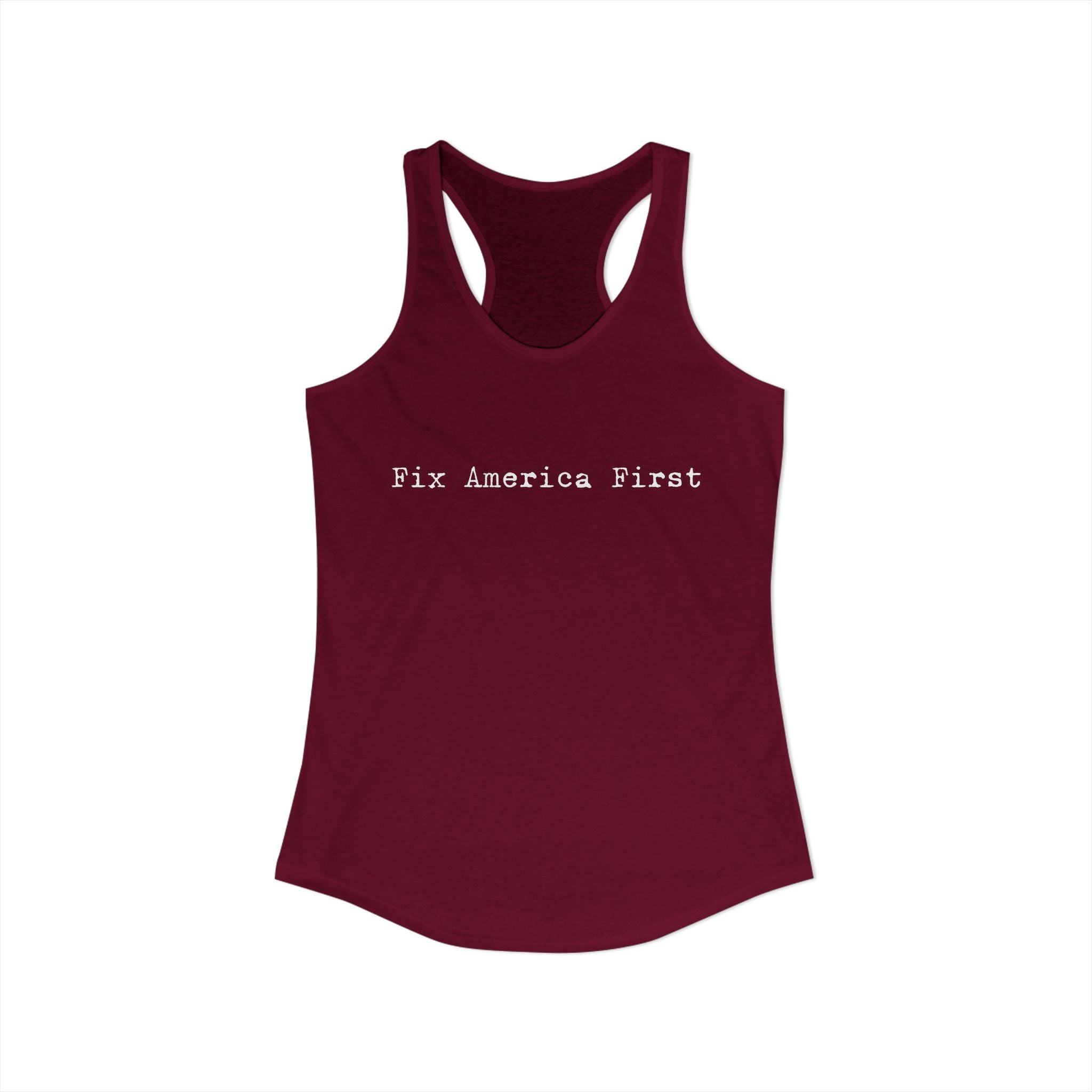 Women's Fix America First Racerback Tank