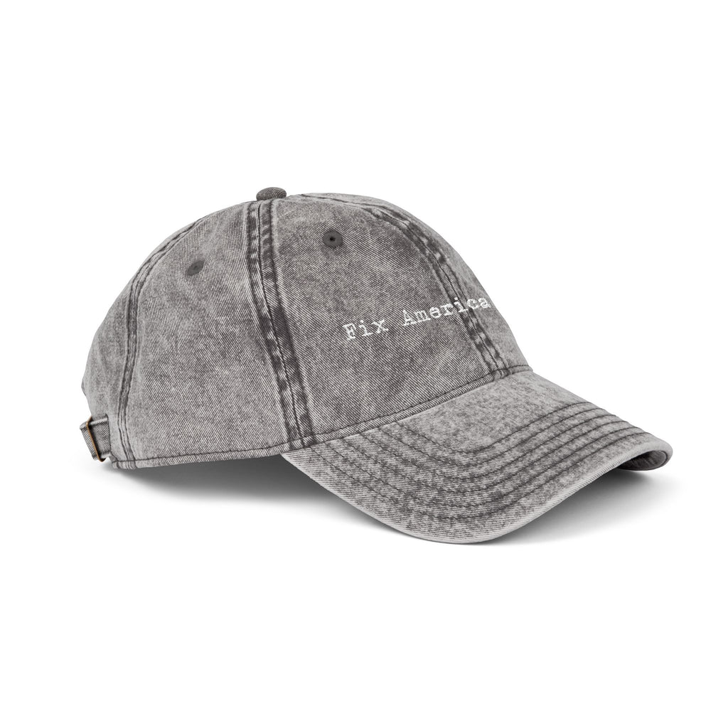 'Fix America First' Distressed Baseball Hat