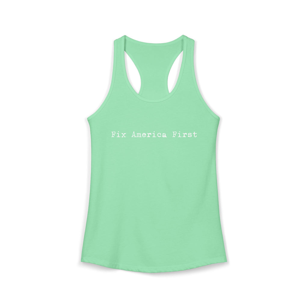 Women's Fix America First Racerback Tank
