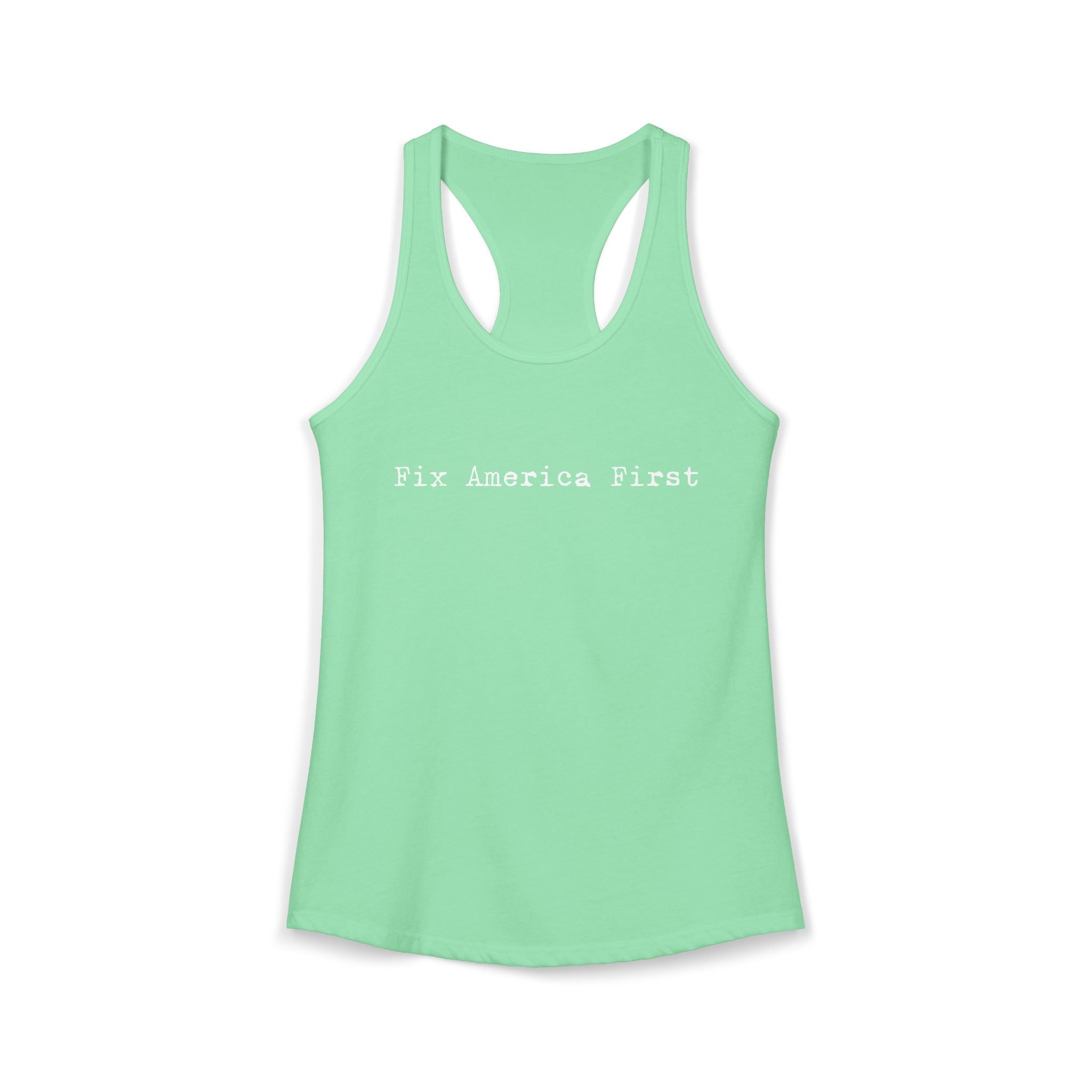 Women's Fix America First Racerback Tank