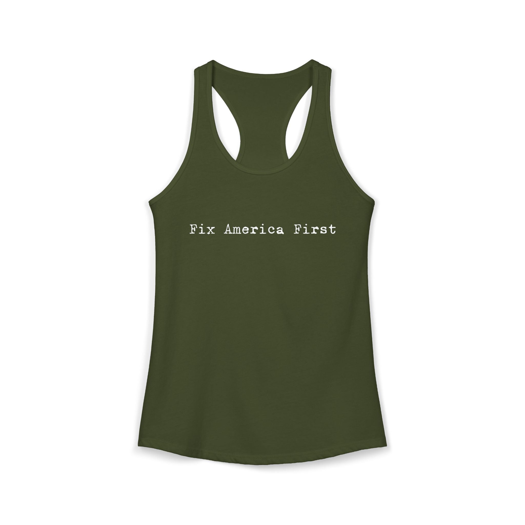 Women's Fix America First Racerback Tank