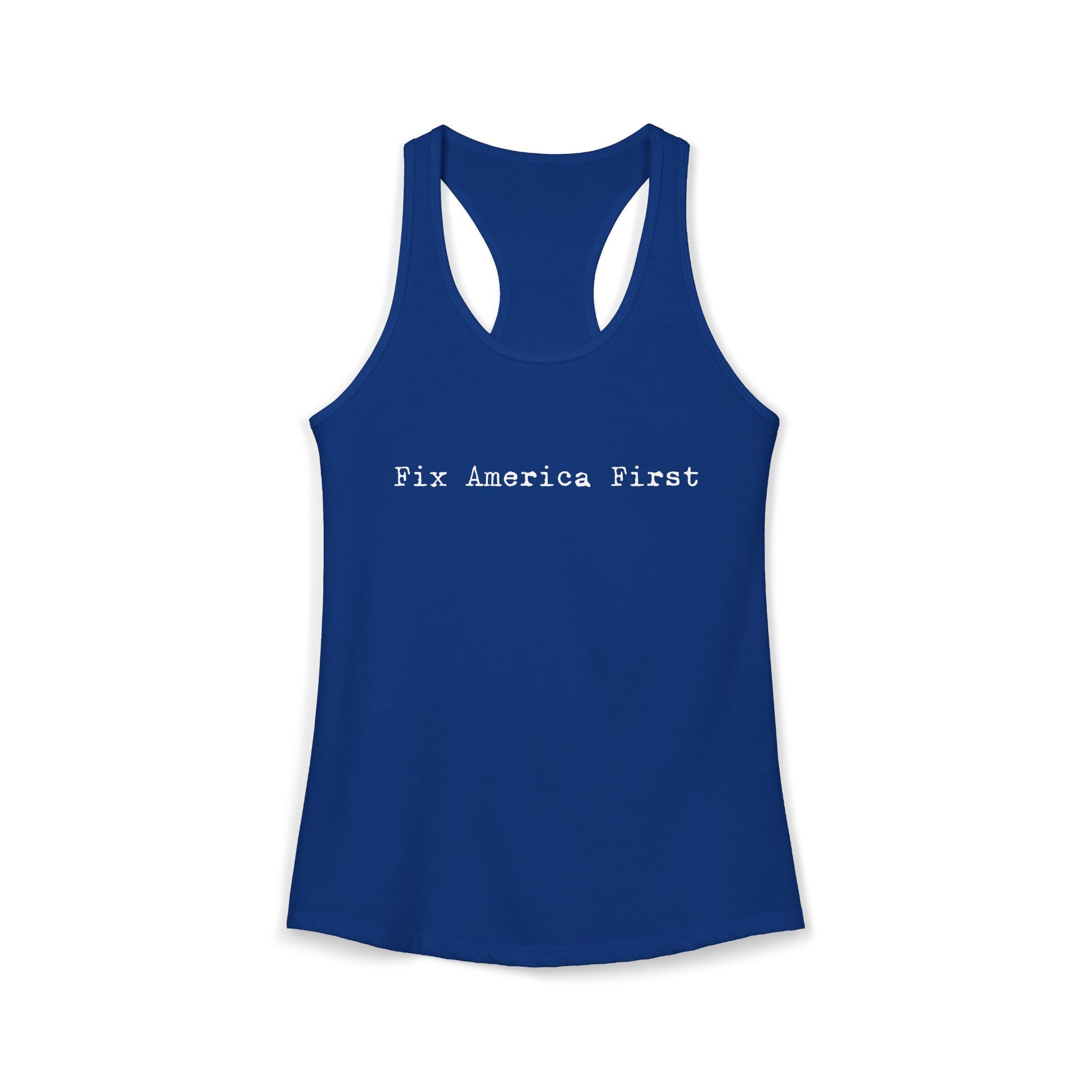 Women's Fix America First Racerback Tank
