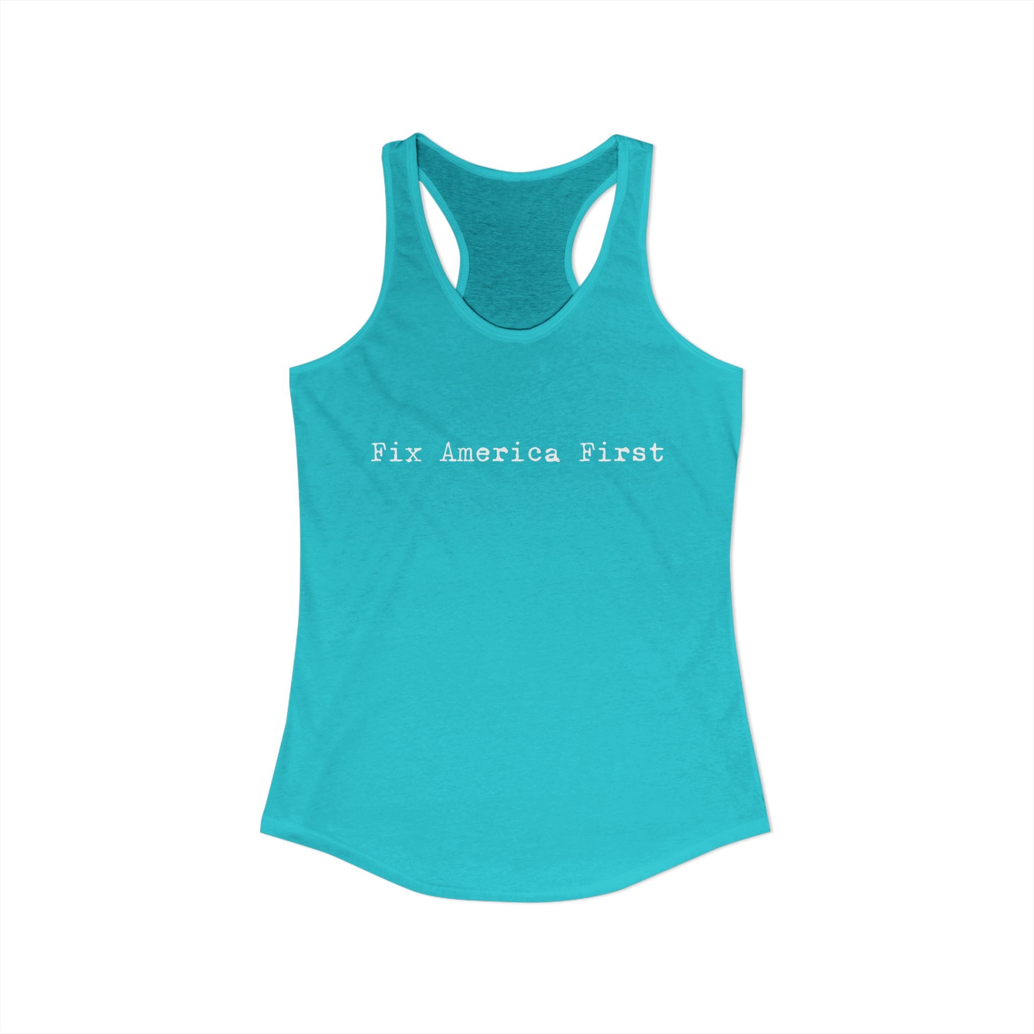Women's Fix America First Racerback Tank
