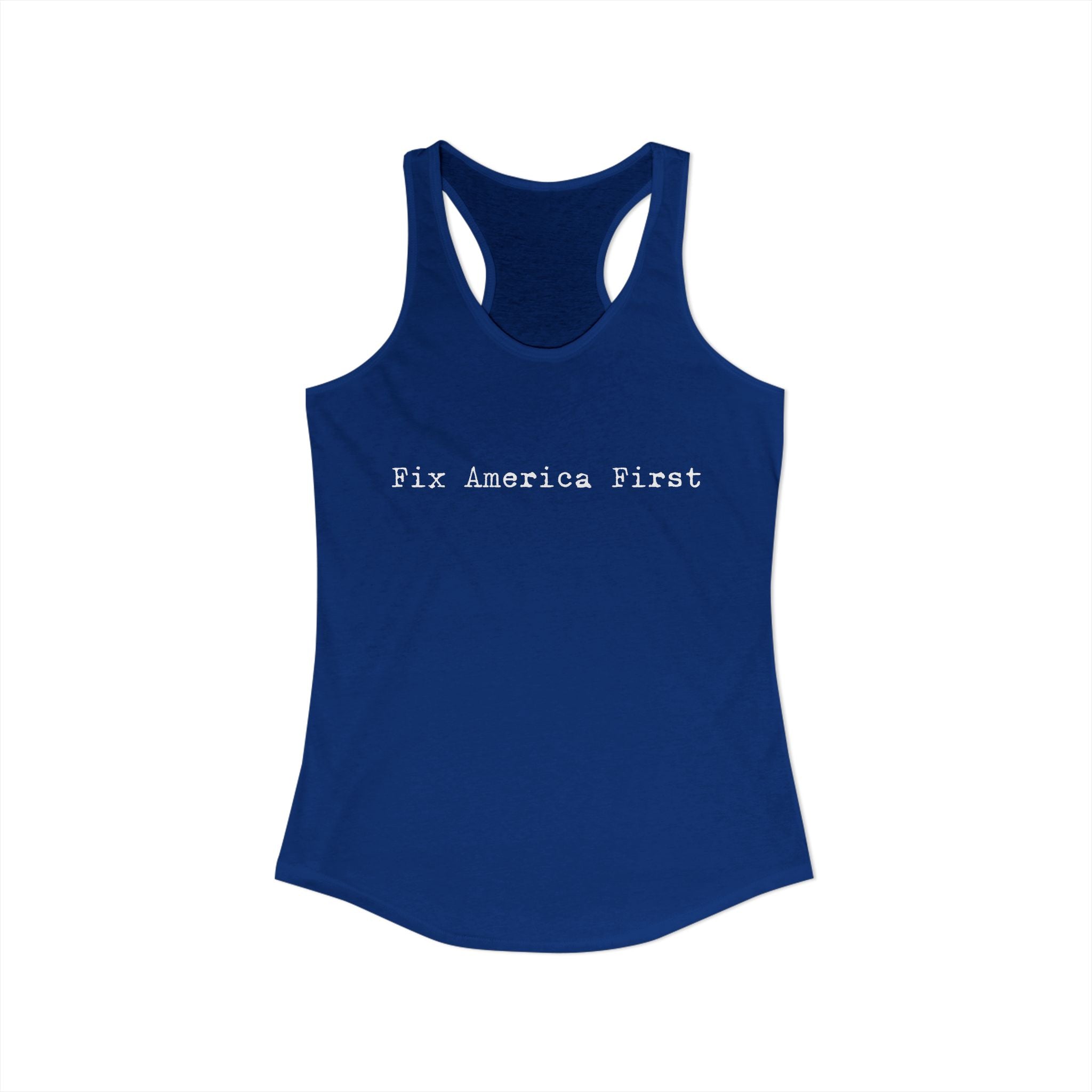 Women's Fix America First Racerback Tank