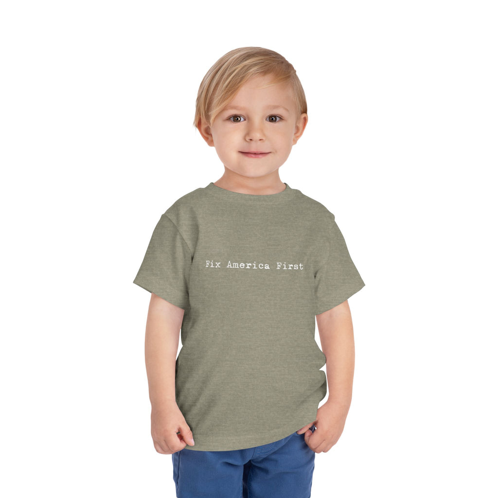 Toddler Tee "Fix America First"