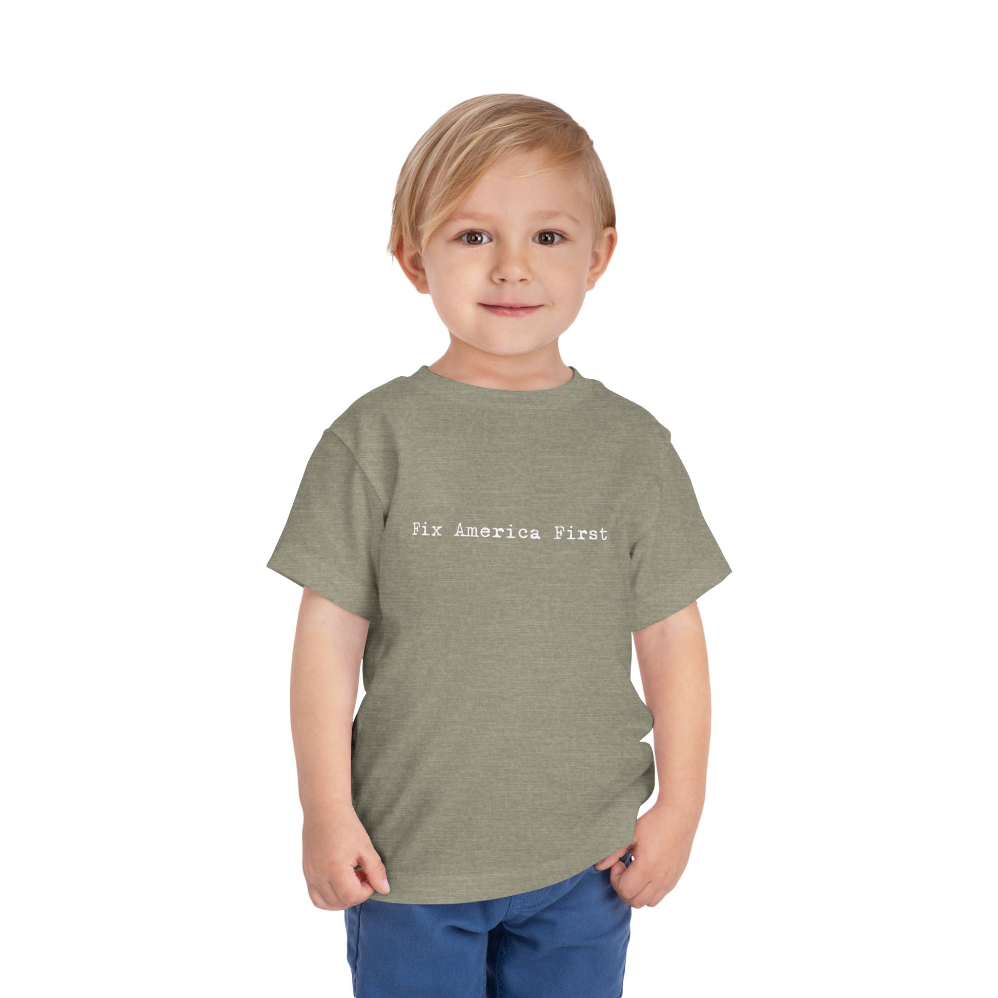 Toddler Tee "Fix America First"