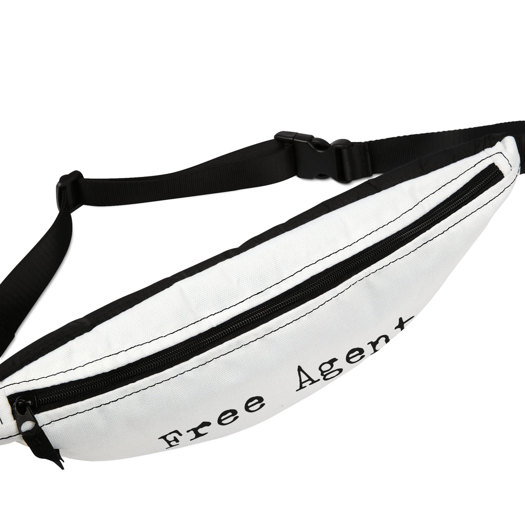 Free Agent Fanny Pack — Minimalist White Waist Bag