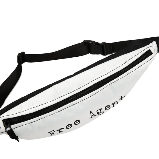 Free Agent Fanny Pack — Minimalist White Waist Bag