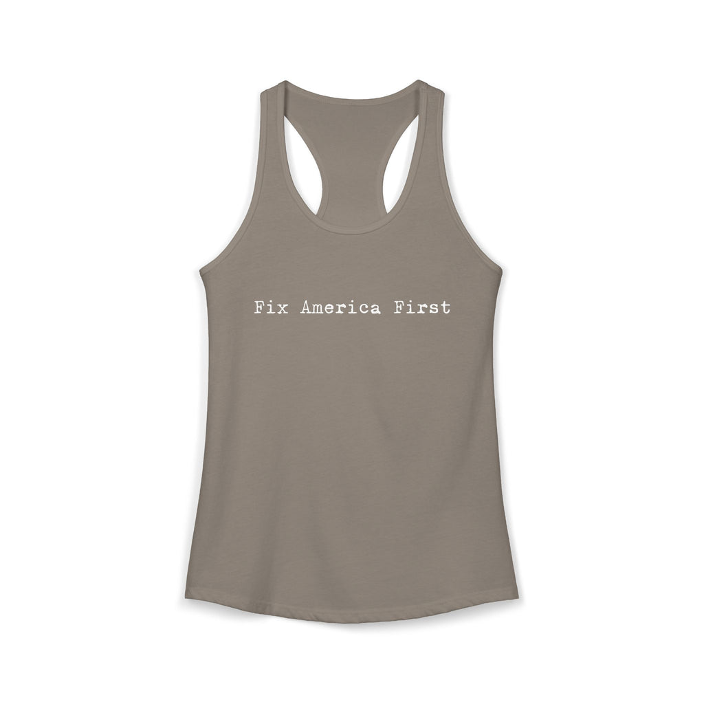 Women's Fix America First Racerback Tank