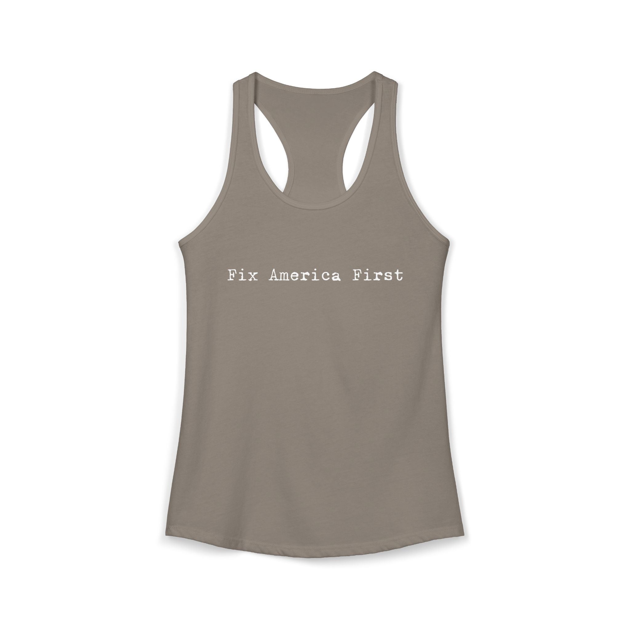 Women's Fix America First Racerback Tank