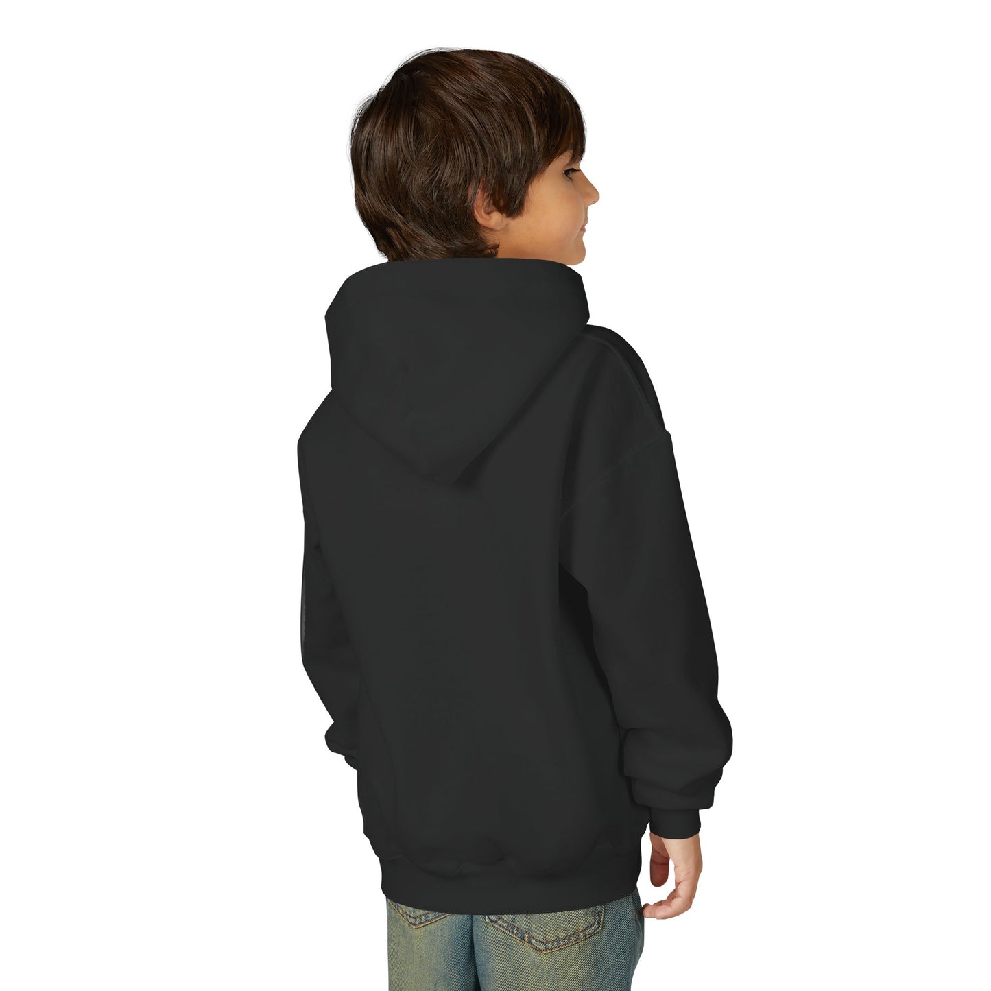 Youth 'Free Agent' Hoodie — Minimalist Text Pullover for Kids