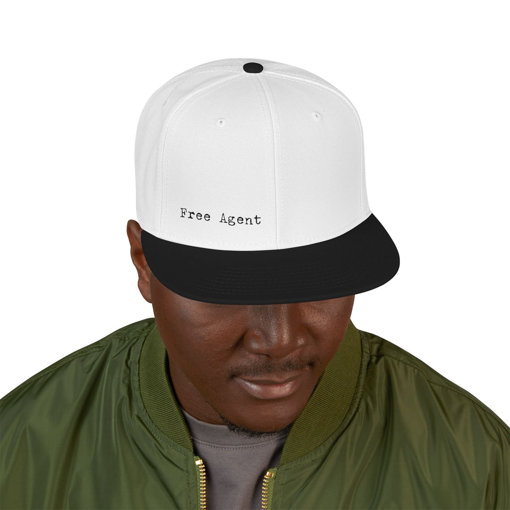 Free Agent Snapback Flat-Brim Hat