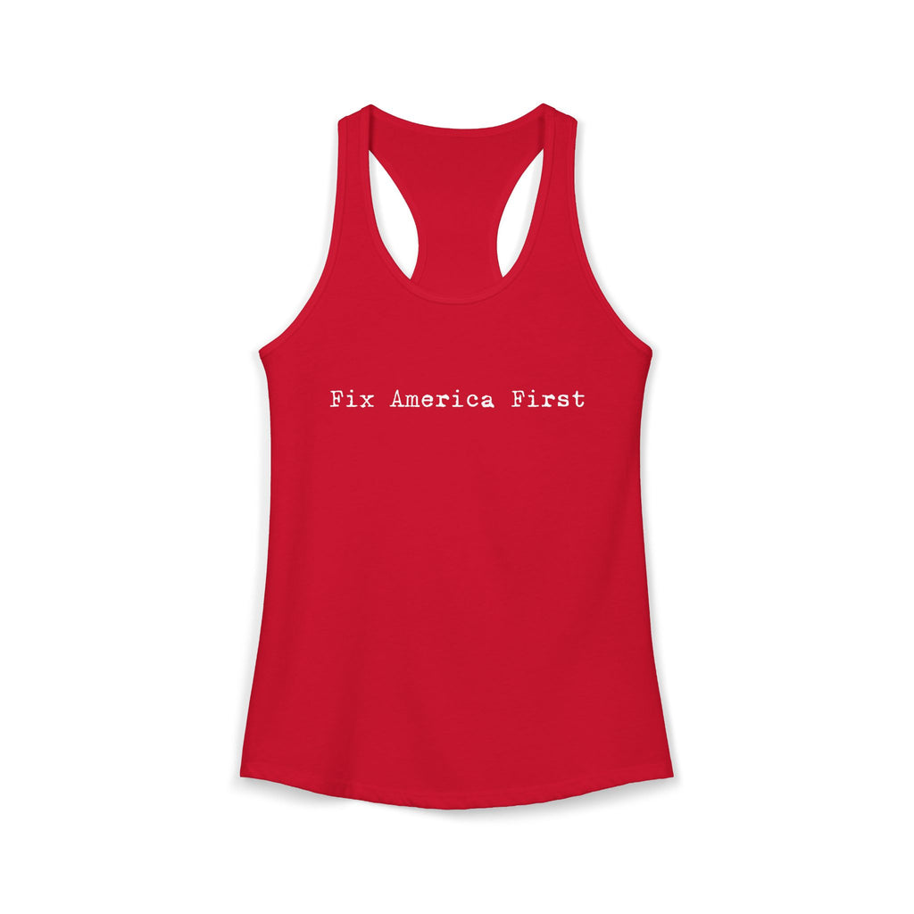 Women's Fix America First Racerback Tank