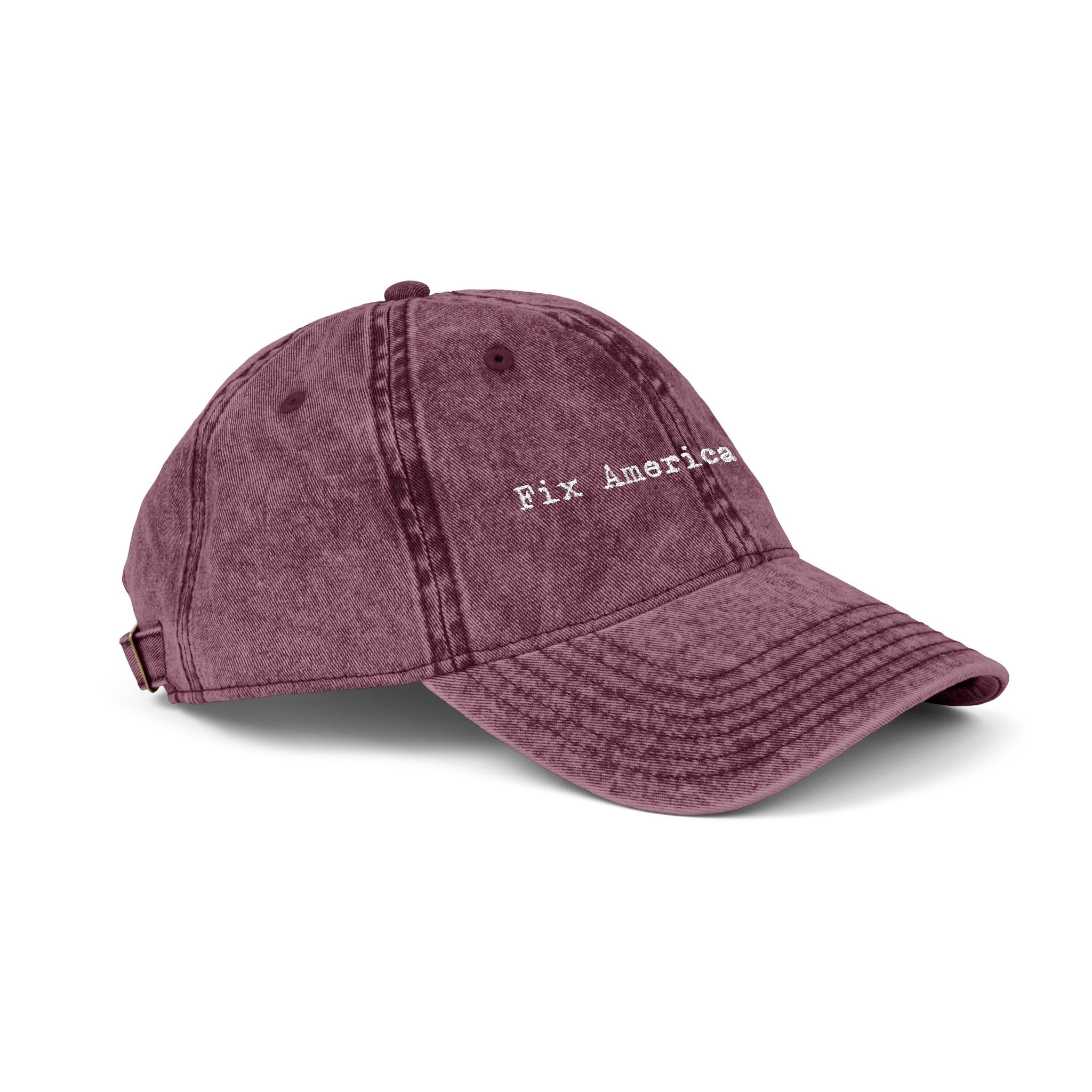 'Fix America First' Distressed Baseball Hat