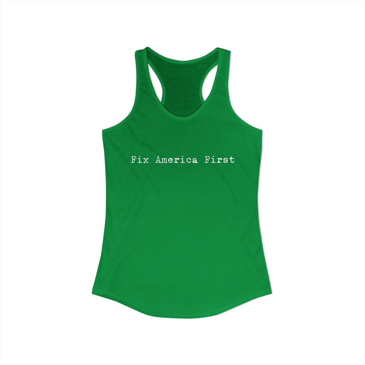 Women's Fix America First Racerback Tank