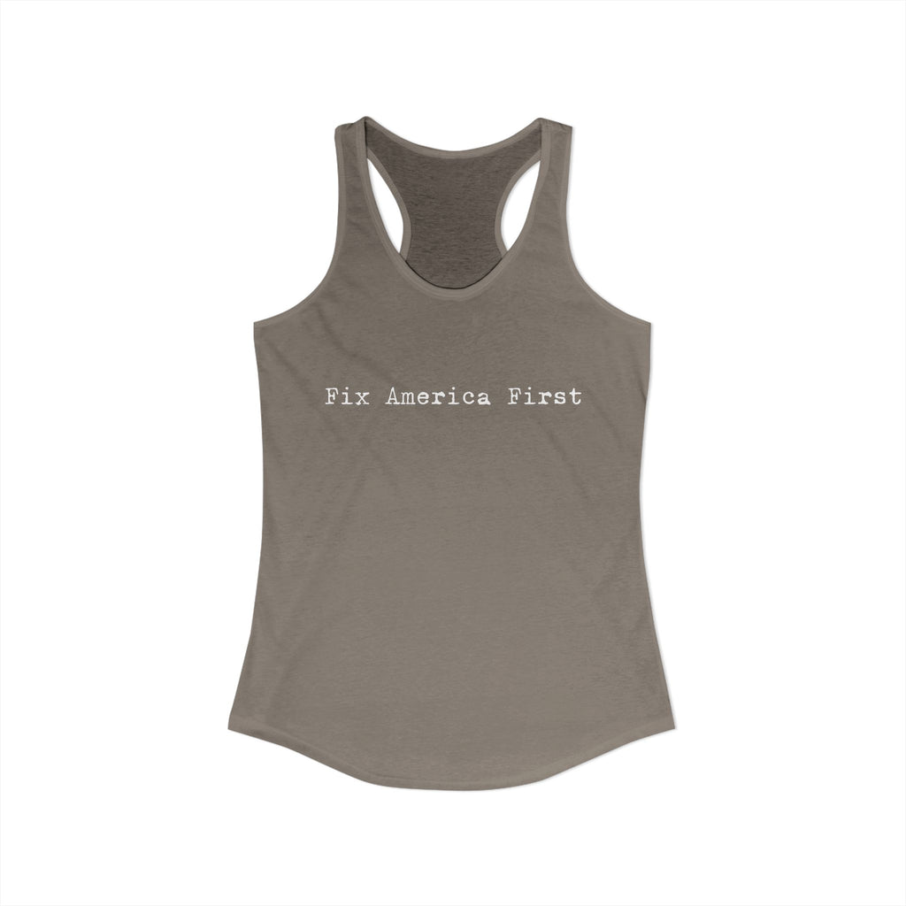 Women's Fix America First Racerback Tank