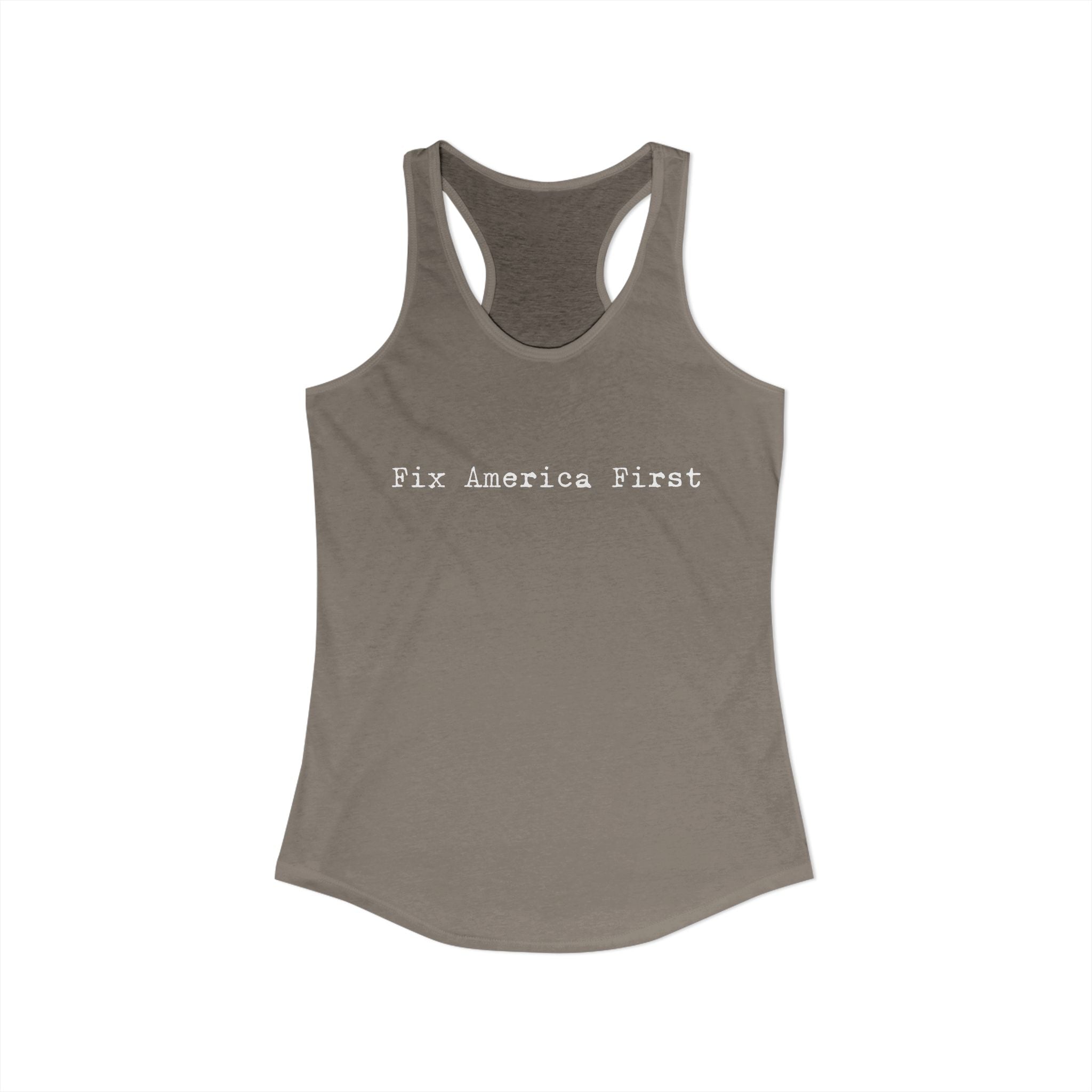 Women's Fix America First Racerback Tank