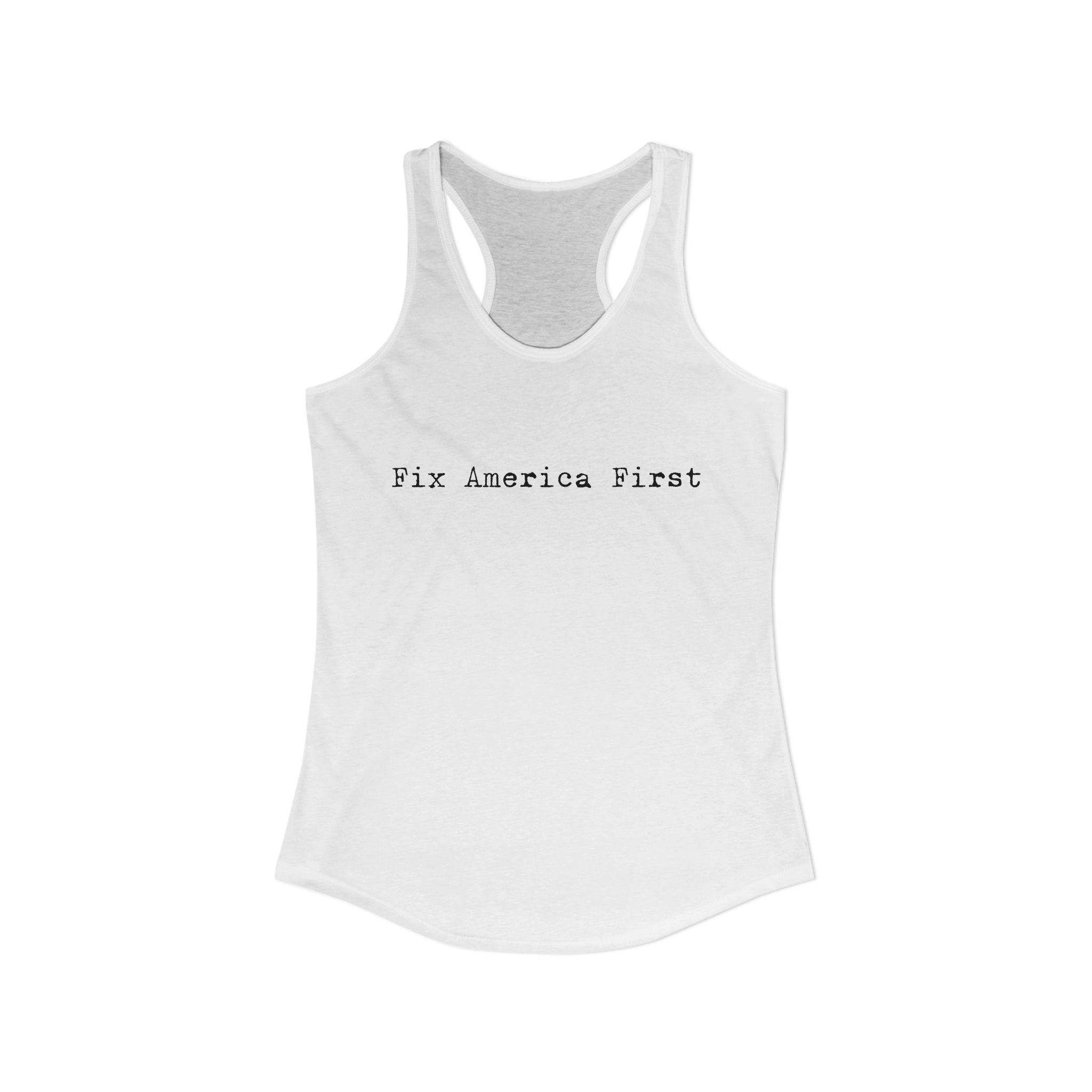 Women's Fix America First Racerback Tank