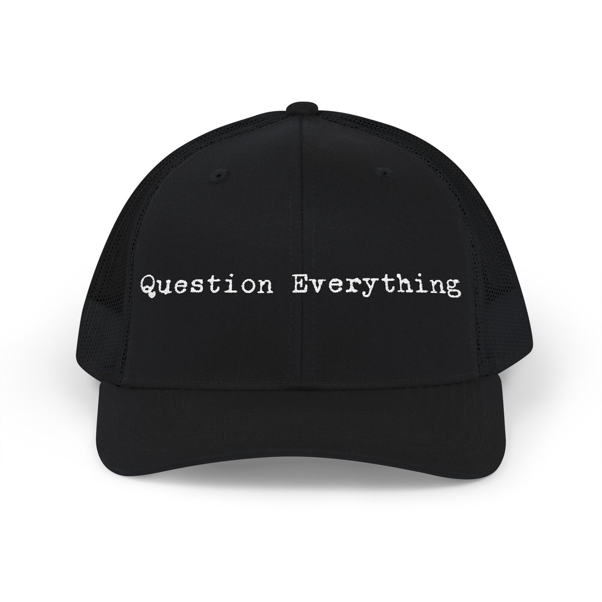 Question Everything Snapback Trucker Cap