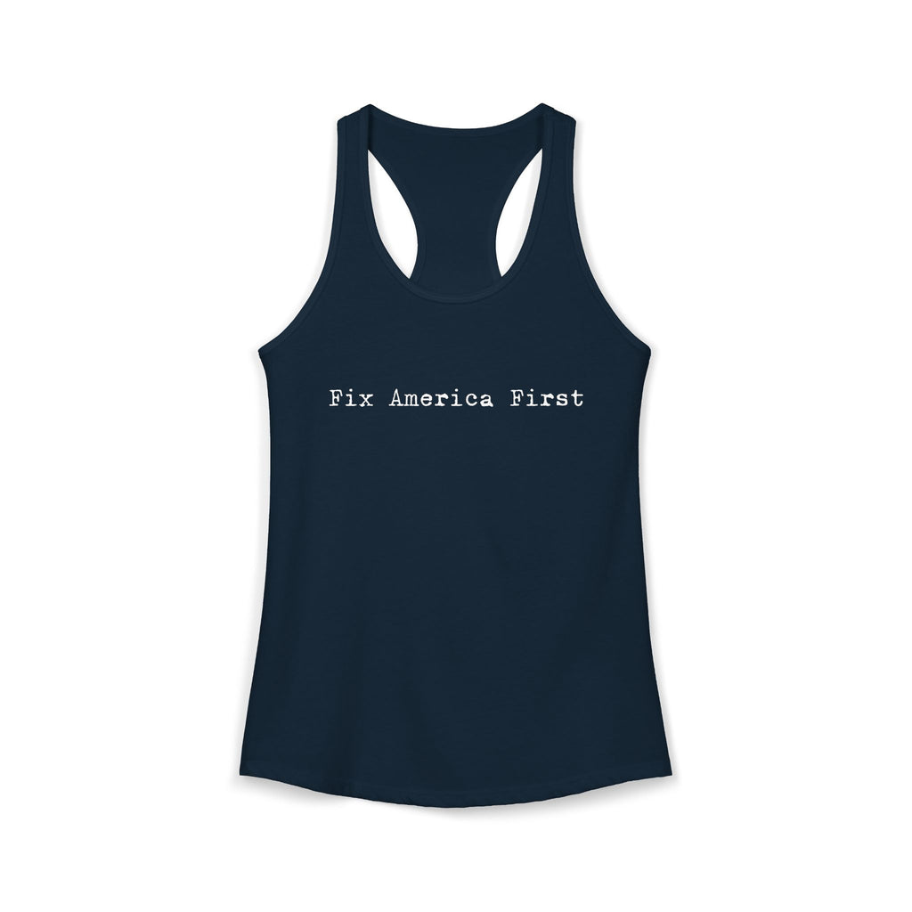 Women's Fix America First Racerback Tank
