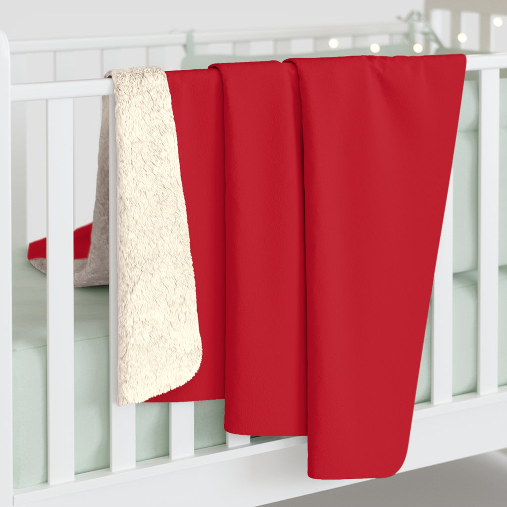Left Right Love Sherpa Blanket