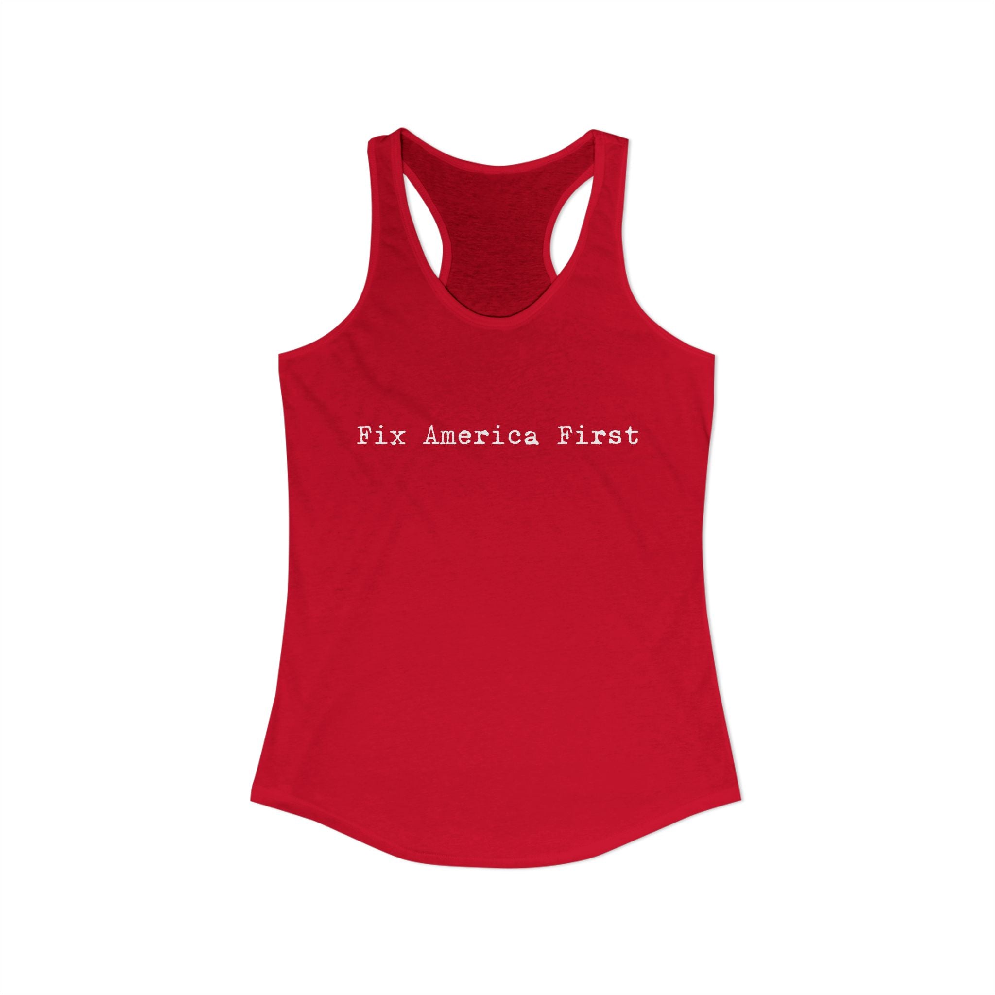 Women's Fix America First Racerback Tank