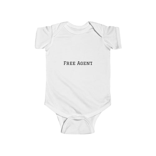 Free Agent Infant Bodysuit | Baby Onesie with Text