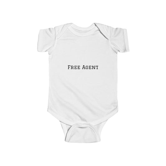 Free Agent Infant Bodysuit | Baby Onesie with Text