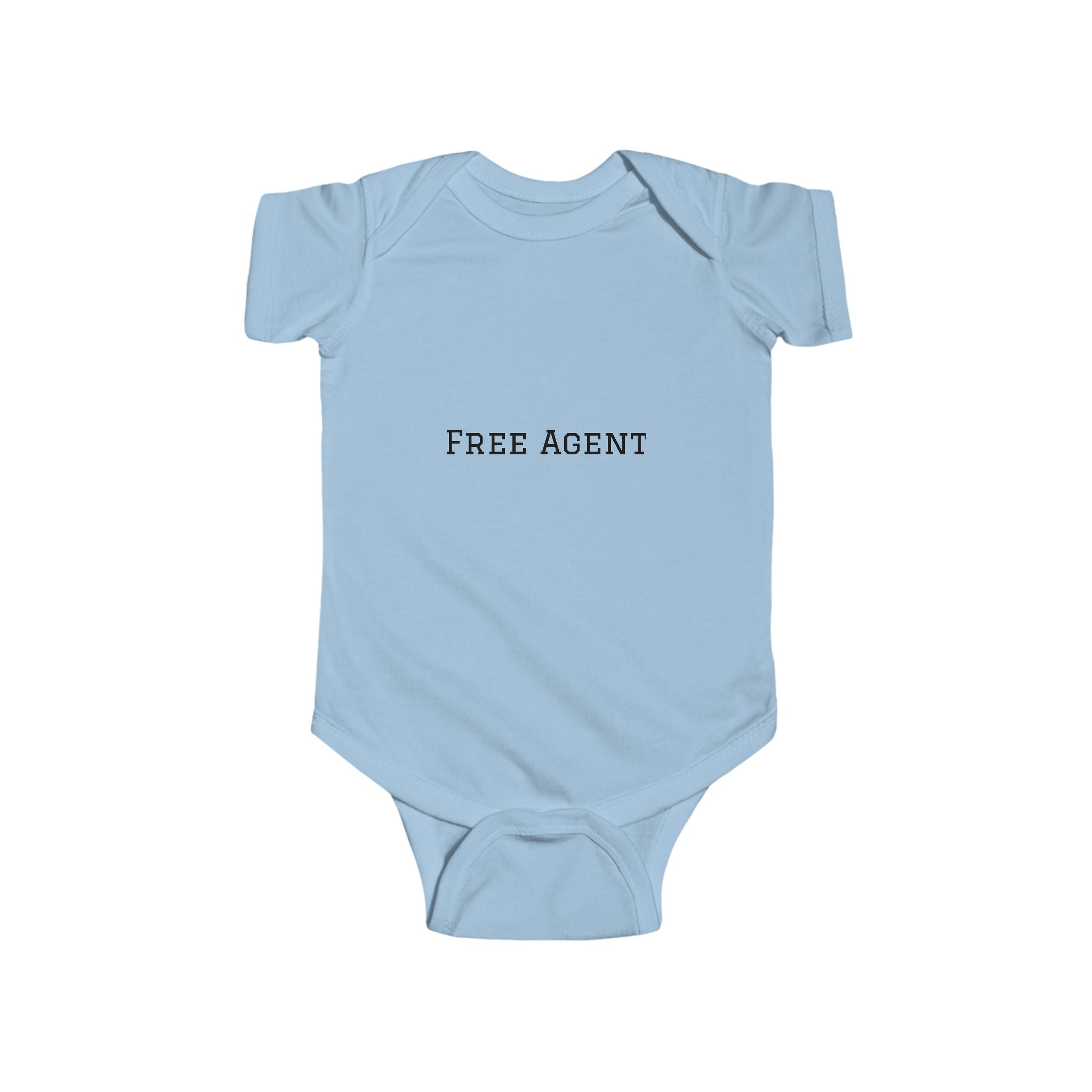 Free Agent Infant Bodysuit | Baby Onesie with Text