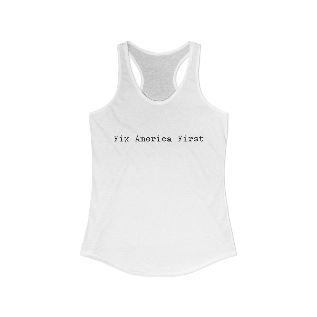 Women's Fix America First Racerback Tank