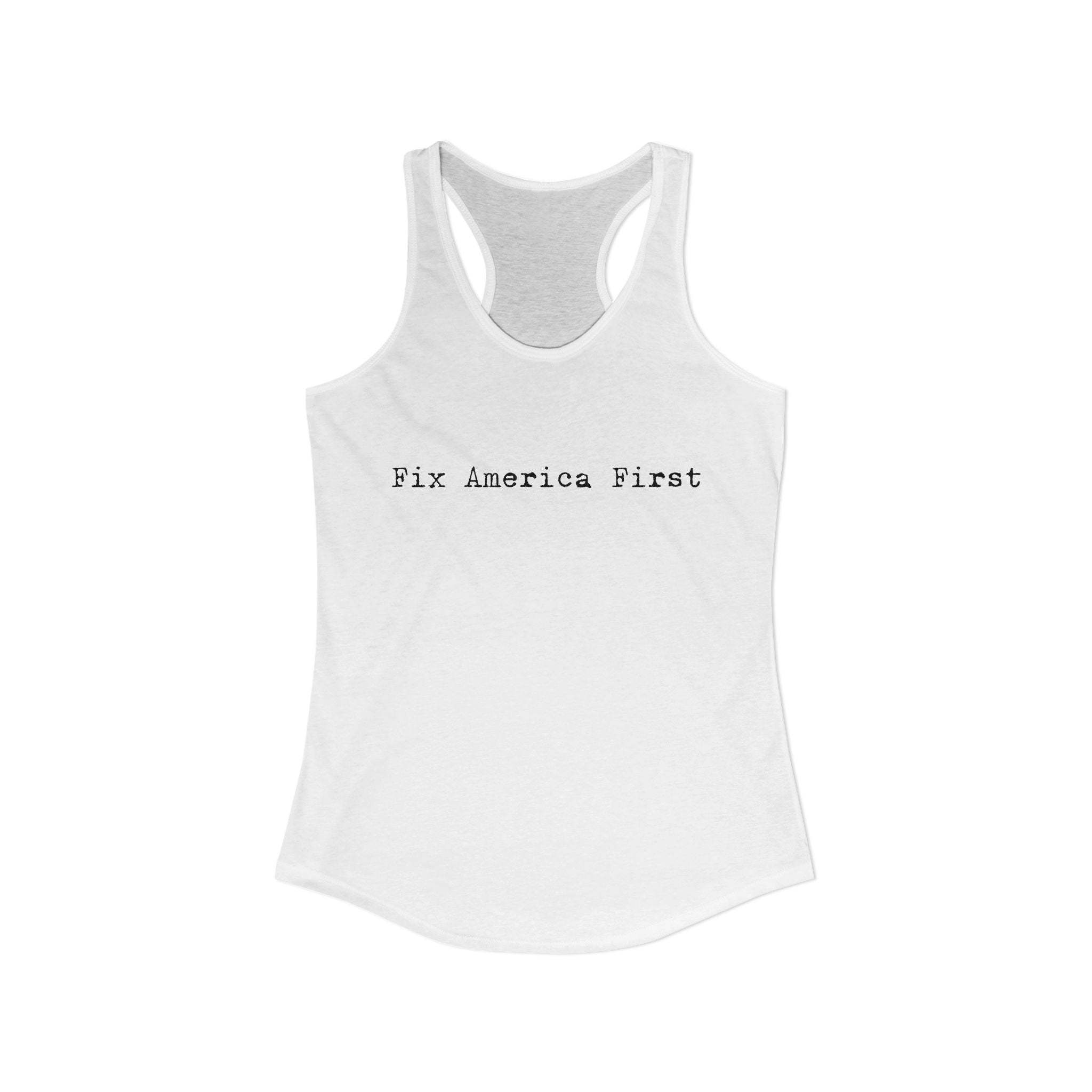 Women's Fix America First Racerback Tank