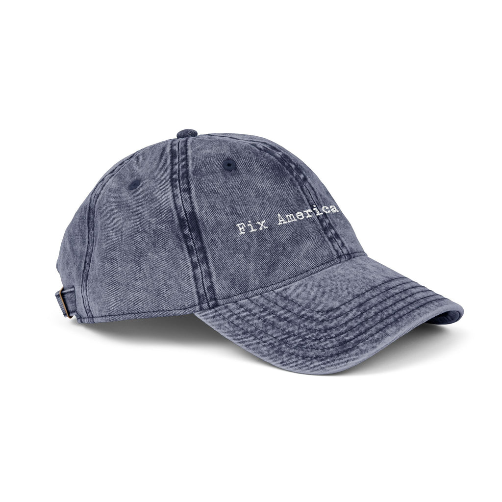 'Fix America First' Distressed Baseball Hat