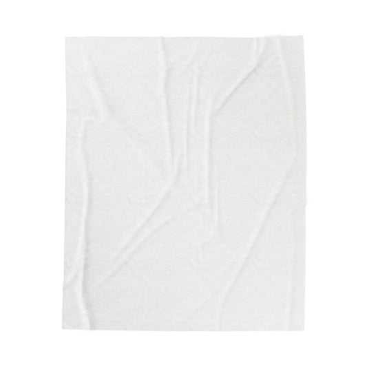 Left Heart Right Love Velveteen Plush Blanket
