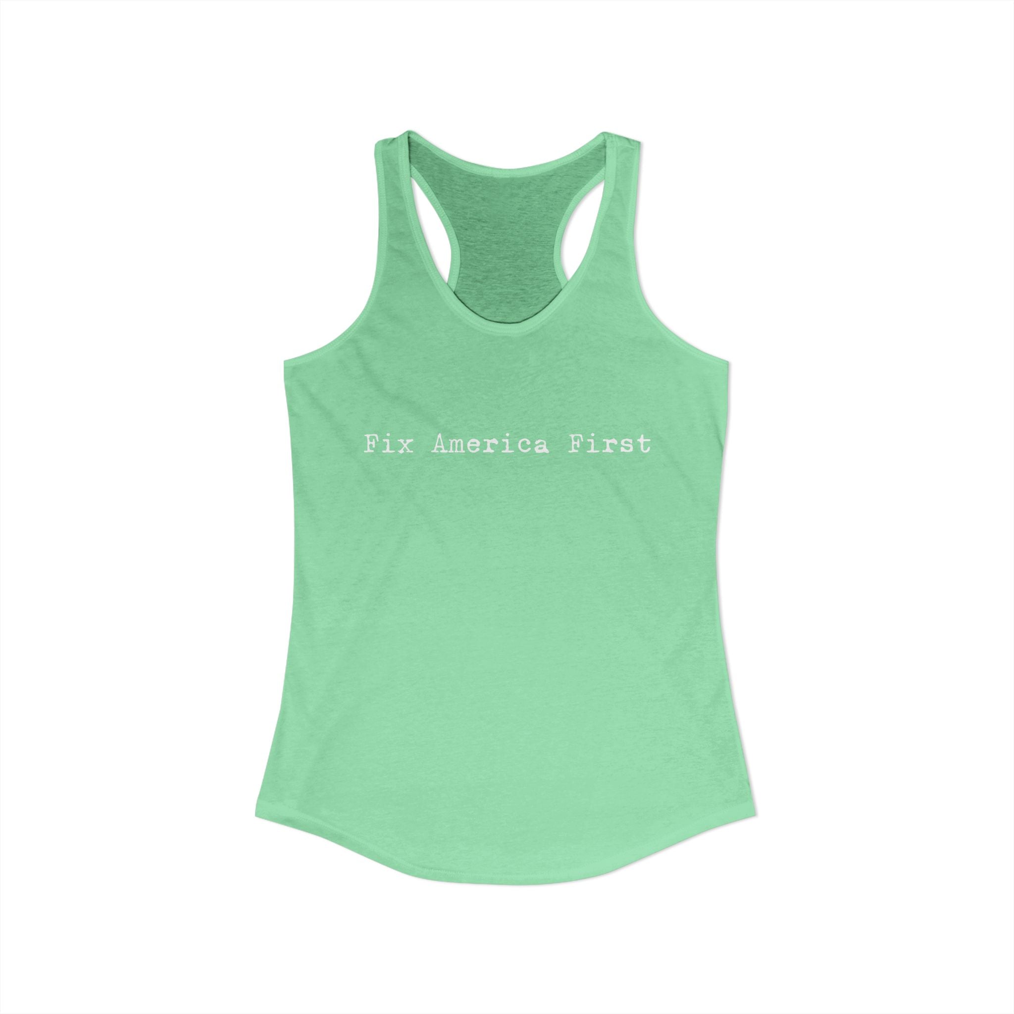 Women's Fix America First Racerback Tank
