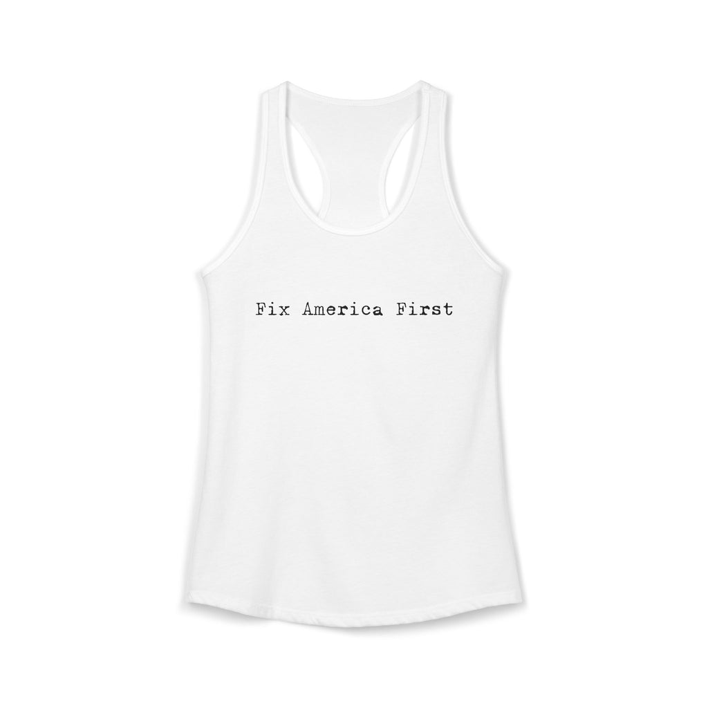 Women's Fix America First Racerback Tank