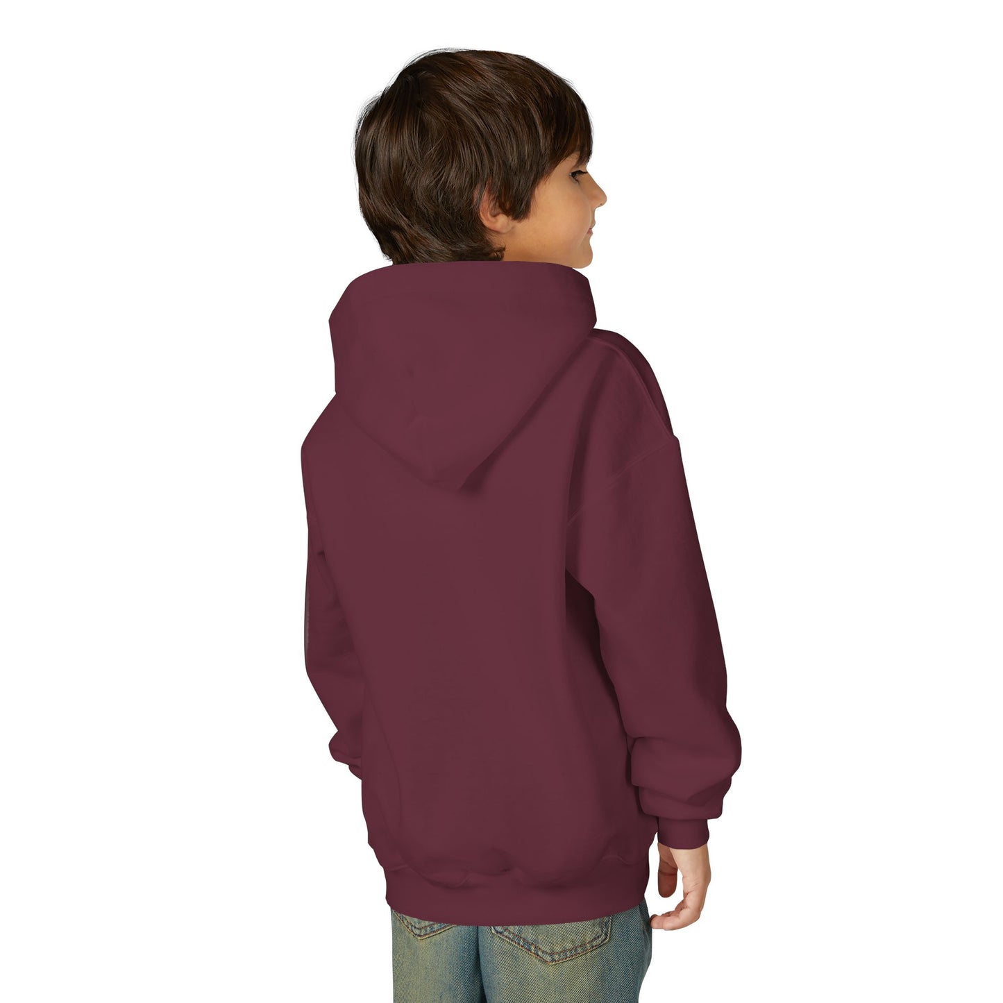 Youth 'Free Agent' Hoodie — Minimalist Text Pullover for Kids